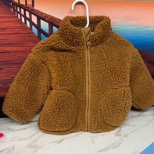 Cozy Brown Kids Puffer Jacket